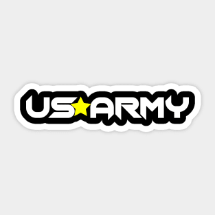 US Army Yellow Star Sticker